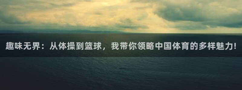 k1体育平台下载：趣味无界：从体操到篮球，我带你领略中国体育的多样魅力!